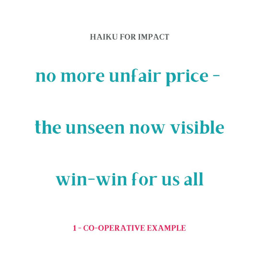 Haiku for Impact example 4